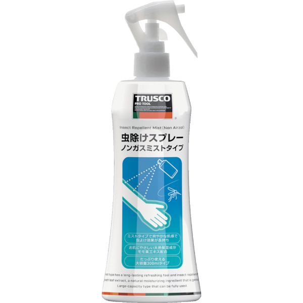 防虫 TRUSCO 虫除けスプレー ノンガスミストタイプ 300ml トラスコ中山
