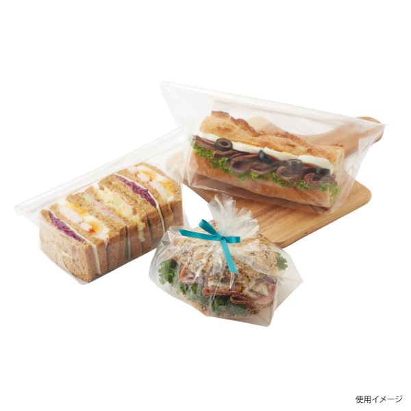 ケース販売HEIKO 箱 サンドイッチケース 白 004200600 1ケース(100枚入×10袋 合計1000枚)