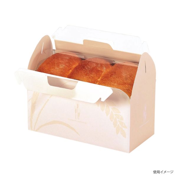 ケーキ箱 食パン箱 ベーカリーギフト フラワーNo.2 10枚 バラ出荷