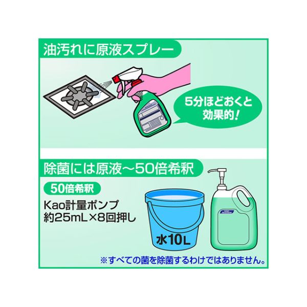 設備・機械用洗剤 マジックリン 除菌プラス 4.5L 花王