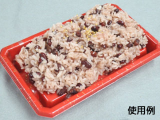 寿司容器 CF にぎり L 8 赤金箔 身 中央化学