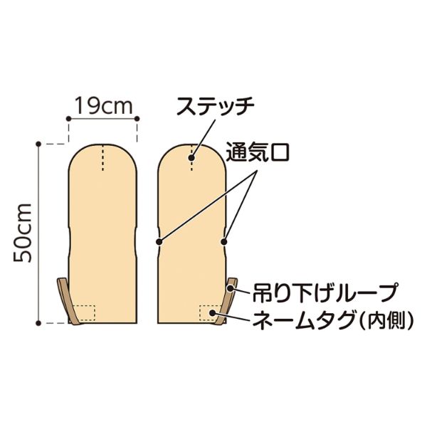 作業用手袋 PH 体圧除圧グローブ ベージュ 2枚入 オオサキメディカル