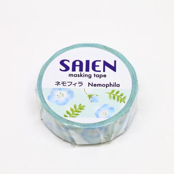 ラッピング用品 マスキングテープ ネモフィラ カミイソ産商