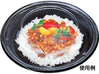 丼容器 エフピコ ES-352 本体 ハイブラック