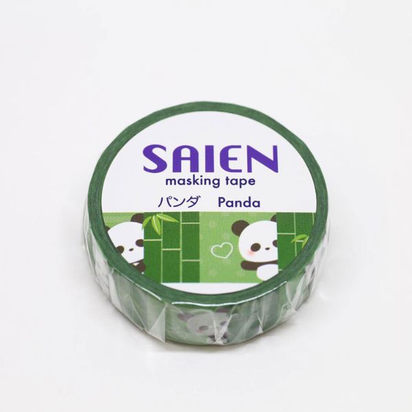 ラッピング用品 マスキングテープ パンダ カミイソ産商