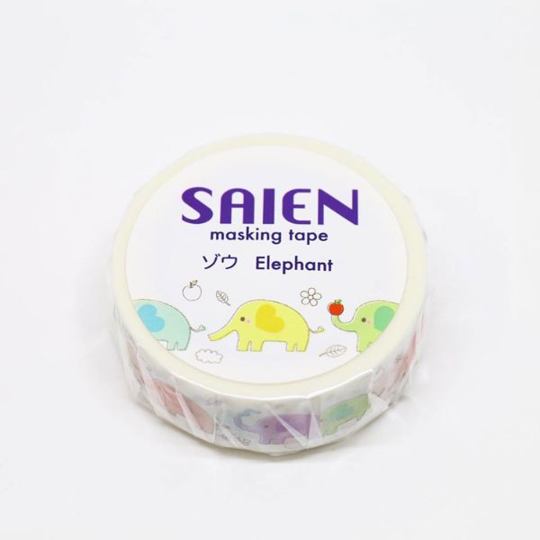 ラッピング用品 マスキングテープ ゾウ カミイソ産商