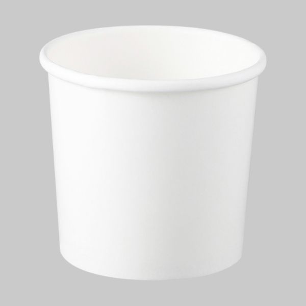 16オンスアイスアンドスープカップ 白PLAラミ