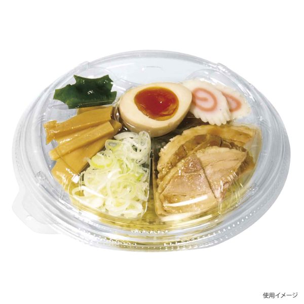冷麺容器 TPライトボウル-195本体E デンカポリマー