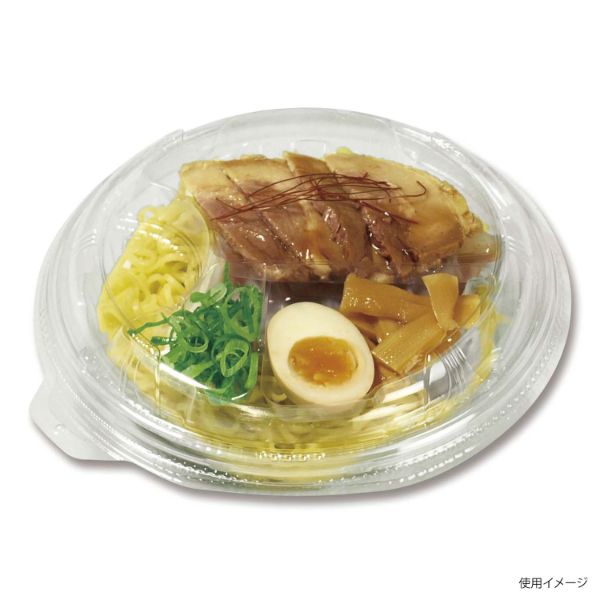 冷麺容器 TPライトボウル-195本体E デンカポリマー
