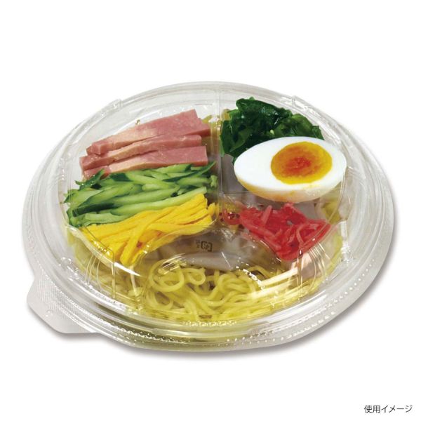 冷麺容器 TPライトボウル-195本体E デンカポリマー