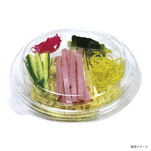 冷麺容器 TPライトボウル-195本体E デンカポリマー