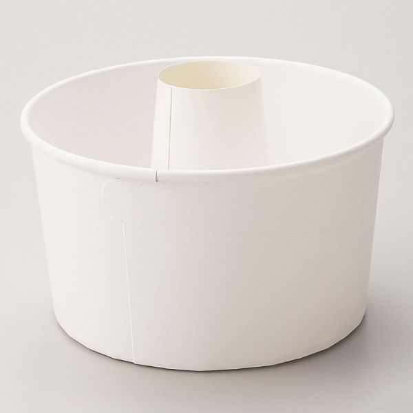 菓子容器 天満紙器 RS101 ロールシフォンカップ(白無地