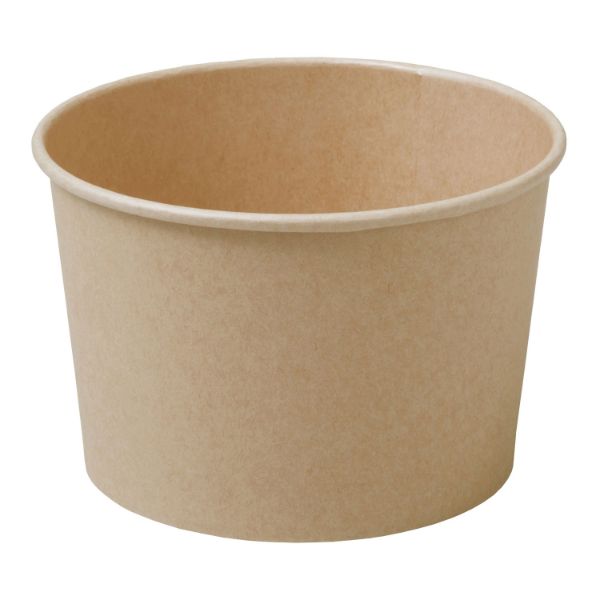 紙カップ RF630 ロールフリーカップ(茶無地) 天満紙器