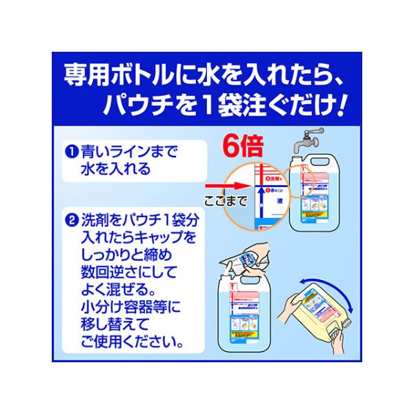 食器用洗剤 ストリームエコ 濃縮タイプ750mL 4袋入 花王