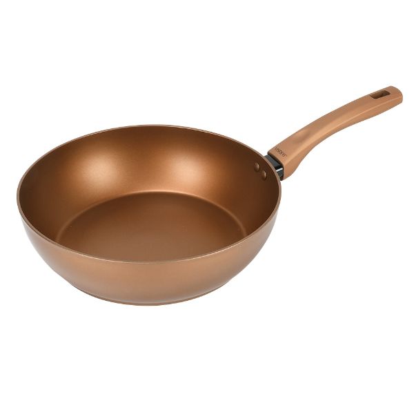 フライパン VISIONS GOLD Coating IH対応ディープパン28cm パール金属