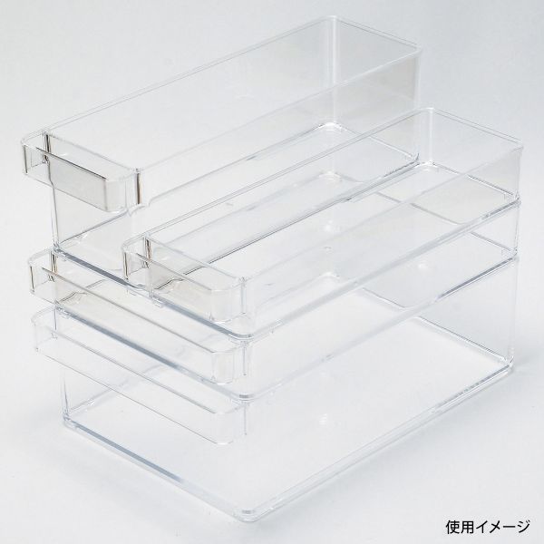 スキット 冷蔵室トレー深型 パール金属