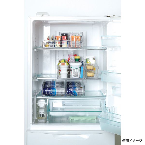 スキット 冷蔵室トレー深型 パール金属