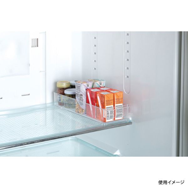 スキット 冷蔵室トレー浅型(スリム) パール金属