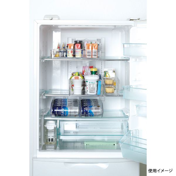 スキット 冷蔵室トレー浅型(スリム) パール金属