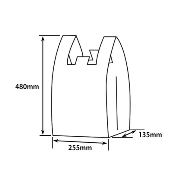 レジ袋 イージーバッグ シルバー L 福助工業
