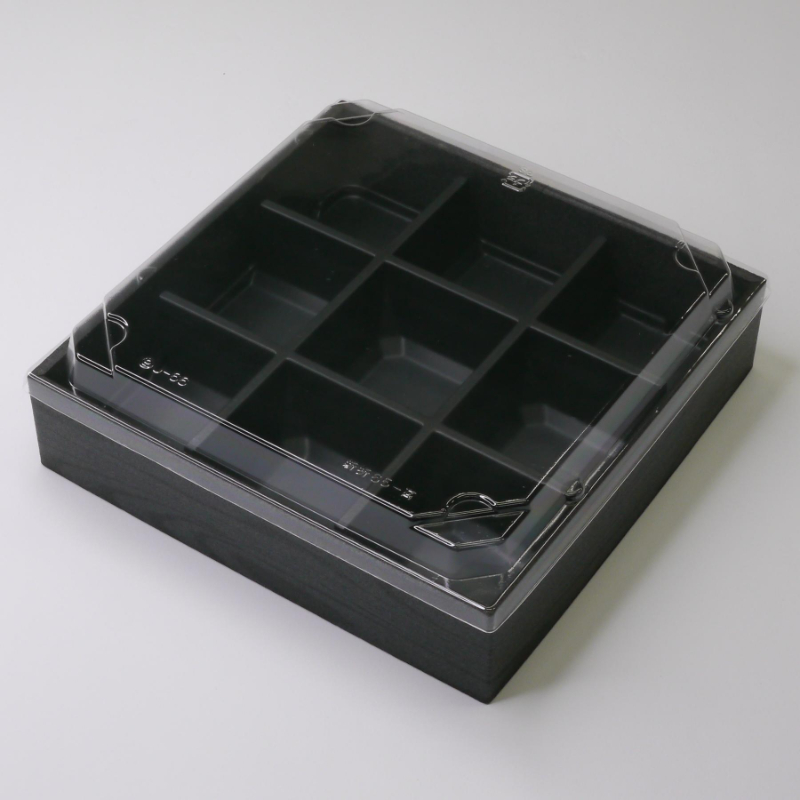 折箱 HW-65E(45) 黒焼杉黒 OPS高蓋セット アクタ