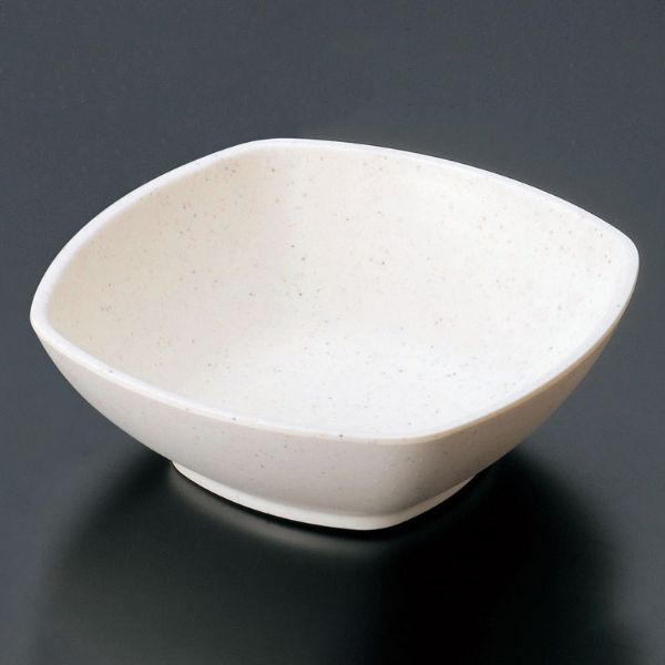 メラミン食器 M11-110 角深皿(中) 白 マイン