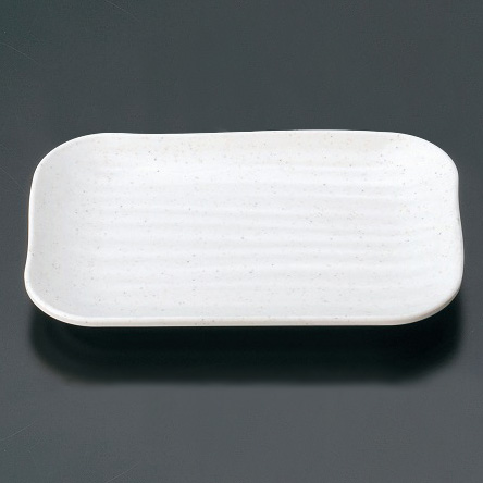 メラミン食器 M11-116 角皿(小) 白 マイン