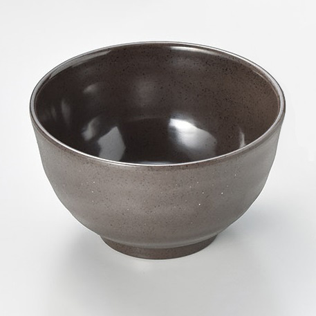 メラミン食器 M11-577 どんぶり(小) 茶 マイン