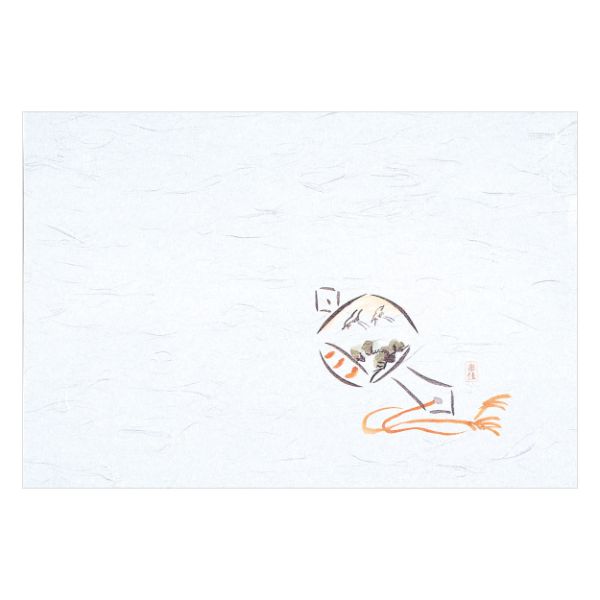 テーブルマット M30-254 四季紙 千寿 小槌 100枚入 マイン