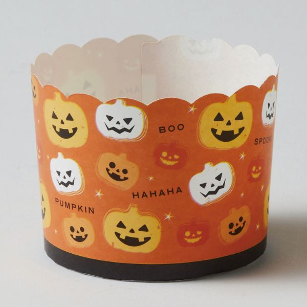 ケーキトレー XM505 ハロウィーンカップ パンプキンズ 天満紙器