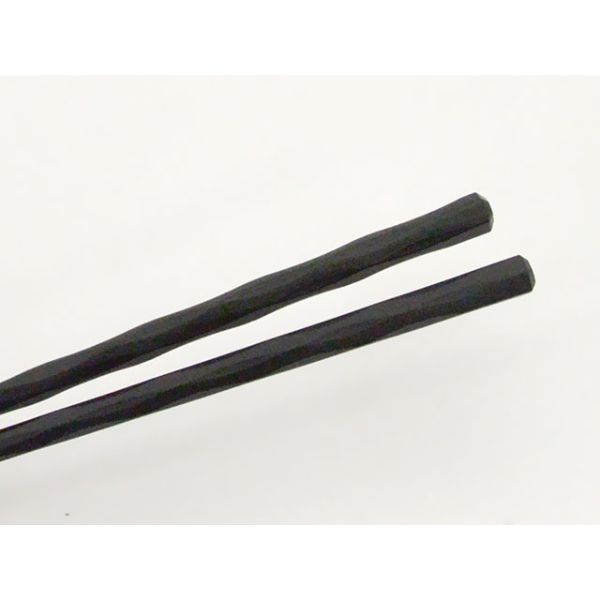 SPS箸 手彫り風 黒 22.5cm マイン