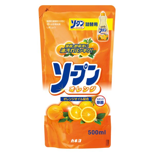 食器用洗剤 ソープンオレンジ 詰替 カネヨ石鹸