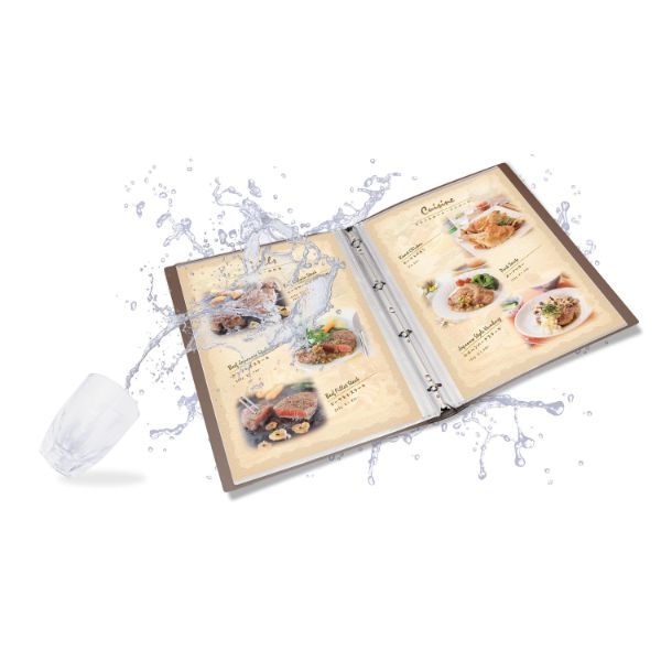 メニューブック用品 シンビ BT-1 防滴ビニール(A4)10枚入り 透明