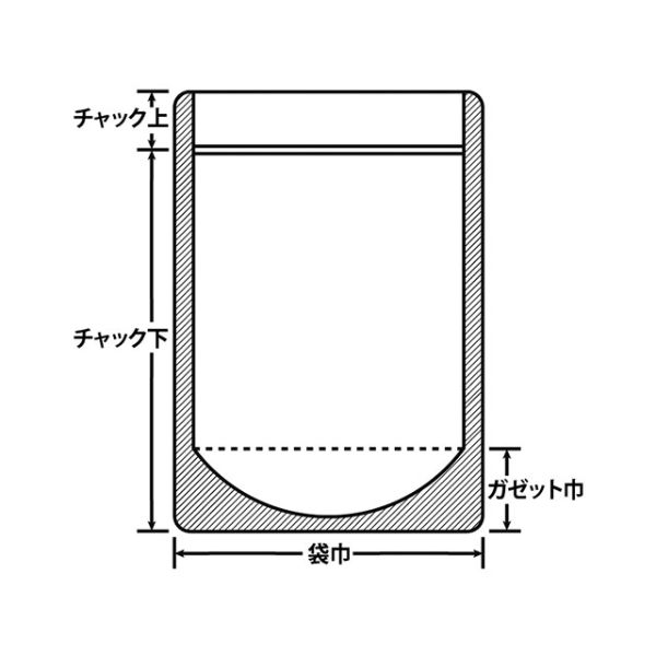 チャック付き袋 ラミジップ BY-12 生産日本社