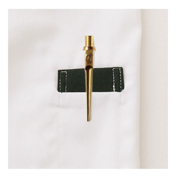 コックコート 兼用 7分袖 白/黒 M 住商モンブラン