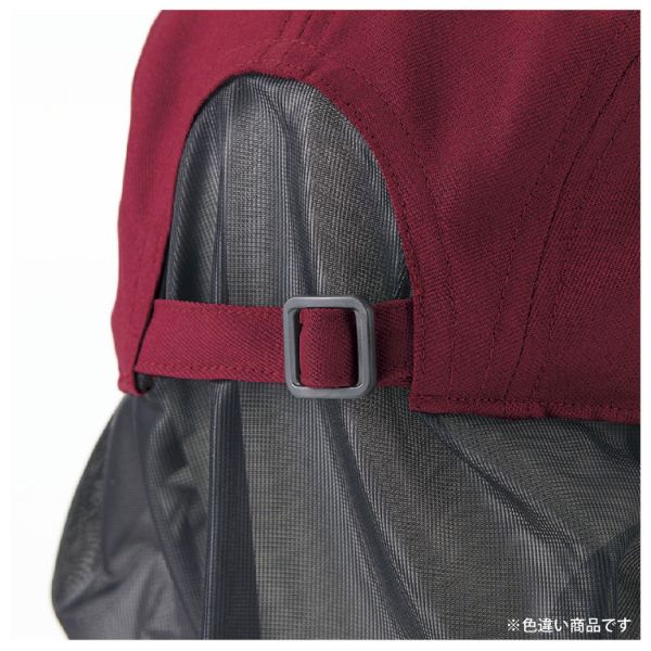 店舗スタッフ用帽子 キャップたれ付 兼用 黒 フリーサイズ 住商モンブラン