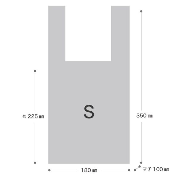 ヘッズ レジ袋 いろはレジバッグ-S(100枚) IR-S