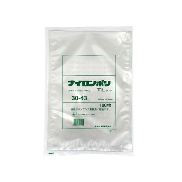 福助工業 福助工業 真空袋 ナイロンポリ 新Lタイプ No.11 (18-27) 2000枚(100×20) 72464（直送品） 保存容器、ケース