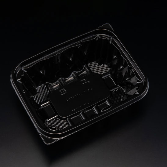 惣菜容器 バイオ アソートケース 16-13B(48) 黒 リスパック