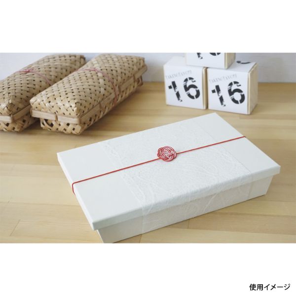 贈答用飾り 水引 紅白水引ゴム飾り(梅結び) 50本入 神堂