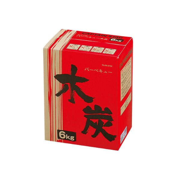 バーベキュー木炭 6kg入 パール金属