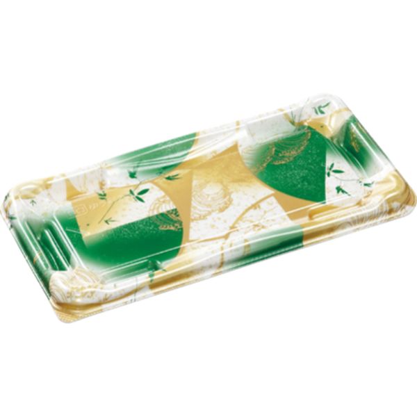 寿司容器 優彩2-6 本体 風光緑 エフピコ