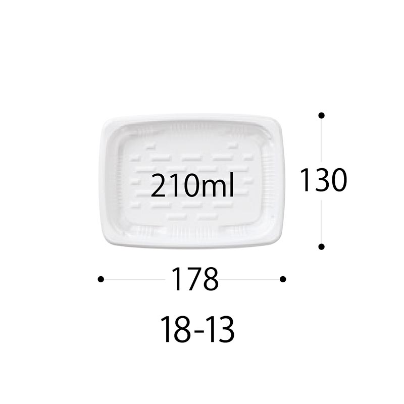 軽食容器 CT デリトップ 18-13 BK 身 中央化学
