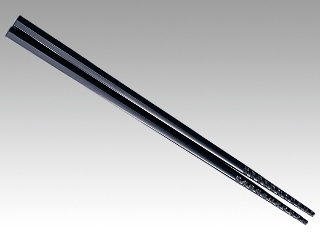 トルネード箸 黒 21cm