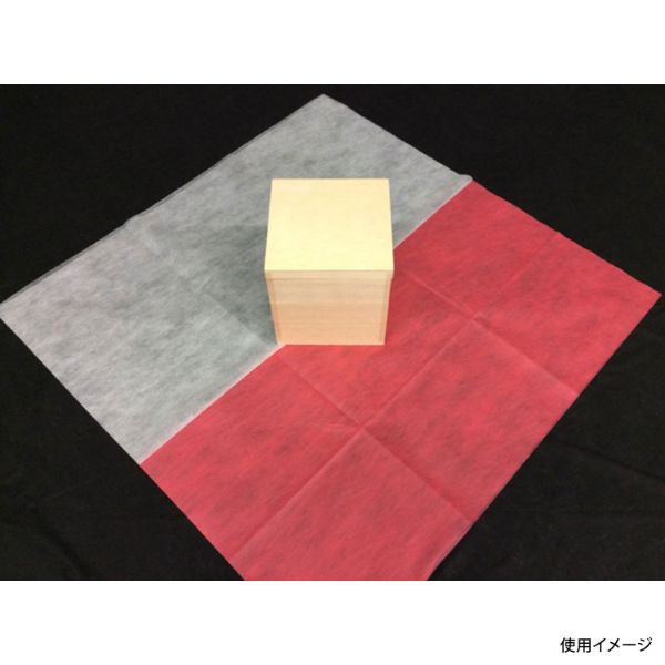 不織布 風呂敷 トマト×白 90×90cm 東京メディカル
