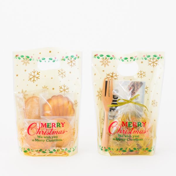 スタンド袋 クラシカルクリスマス PPスタンドバッグ-2(50枚) ヘッズ