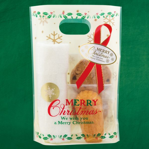 スタンド袋 クラシカルクリスマス PPスタンドバッグ-2(50枚) ヘッズ