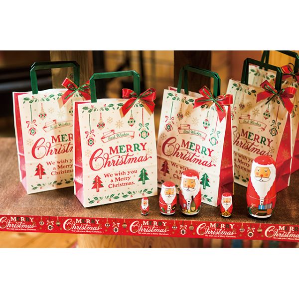 クラシカルクリスマス シール付ロール棚ポスター(1巻) ヘッズ