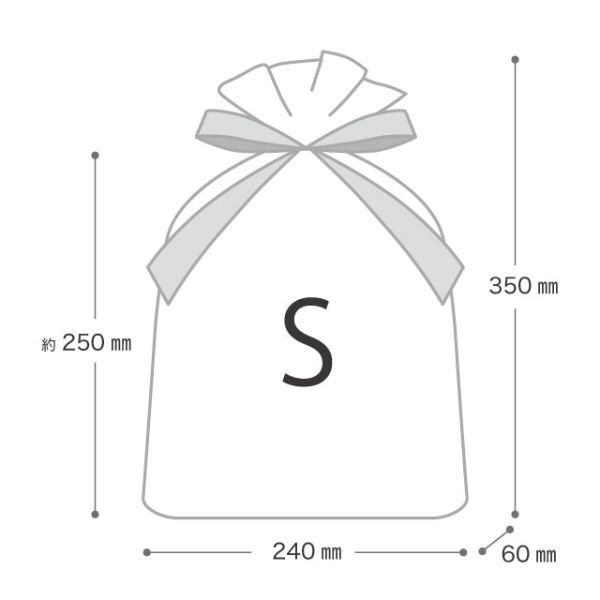 ポリ手提げ クラシカルクリスマス リボン付PEギフトバッグ-S(20枚) ヘッズ