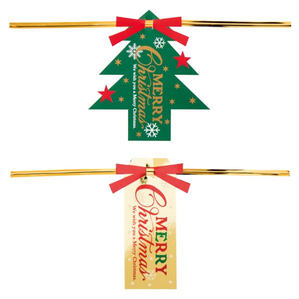 クラシカルクリスマス ワイヤータイ-1/ツリー(20個) ヘッズ